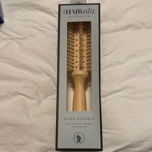 Bamboo Hair Brush with Natural Bristles